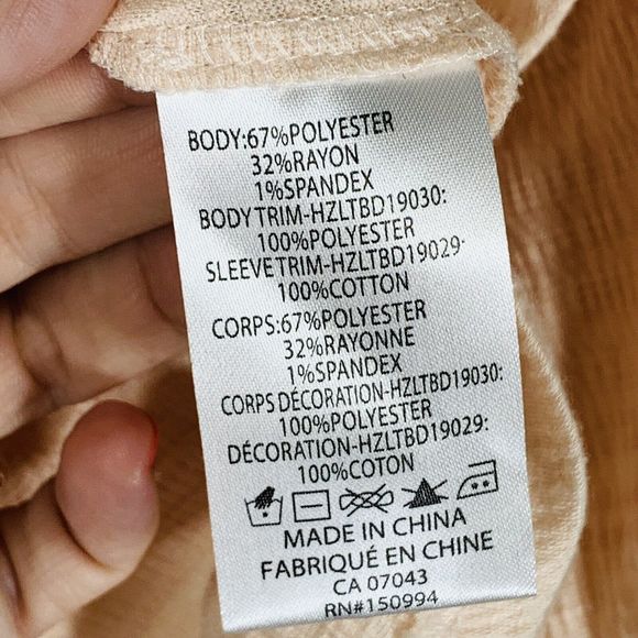 Belldini Peachy Ruched Dolman Sleeved Blouse Size Large Women’s - Picture 11 of 11